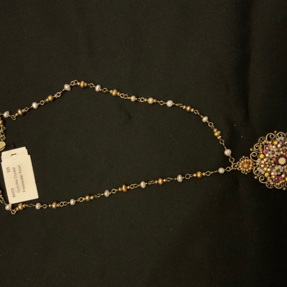 S5/ NWT 18” Cookie Lee Necklace & Earring Set 5 - Fresh Water Pearl - Picture 2 of 5